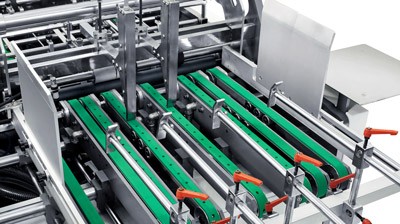 The automation effect of the window sticker increases production efficiency